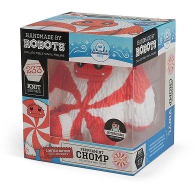 Handmade by Robots - Abominable Toys - Chomp #233 (Limited Edition Peppermint Swirl Scented)