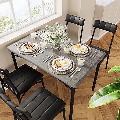 ANIXOL 4-Piece Upholstered Dining Set
