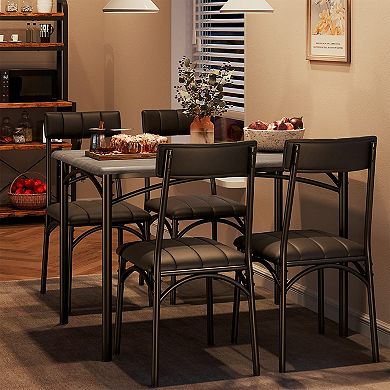 ANIXOL 4-Piece Upholstered Dining Set
