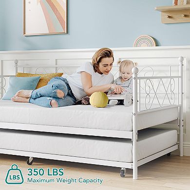 ANIXOL Twin Metal Daybed with Trundle