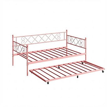 ANIXOL Twin Metal Daybed with Trundle
