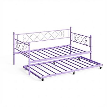 ANIXOL Twin Metal Daybed with Trundle