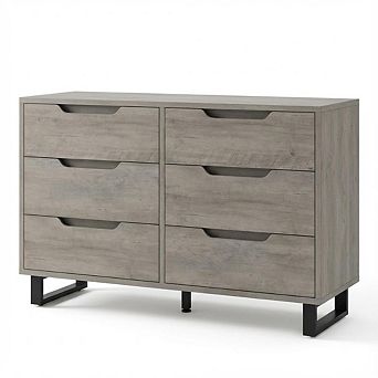 ANIXOL Wooden Dresser for Bedroom, Available in 6/7 Drawers