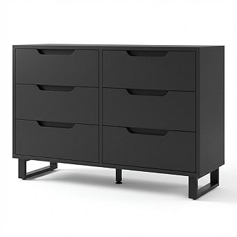 ANIXOL Wooden Dresser for Bedroom, Available in 6/7 Drawers