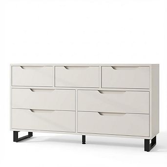 ANIXOL Wooden Dresser for Bedroom, Available in 6/7 Drawers