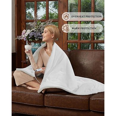 ANIXOL Waffle Heated Blanket
