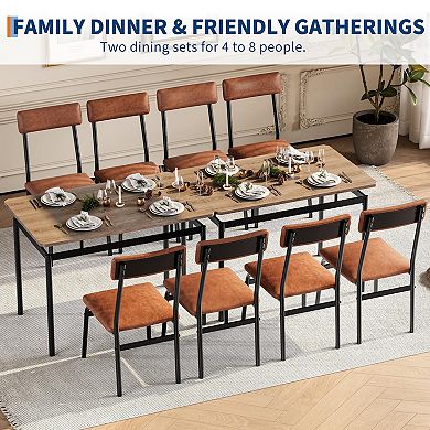 ANIXOL 5-Piece Dining Table Set for 4