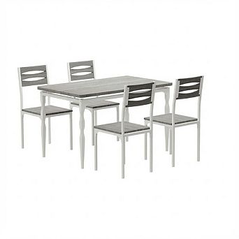 ANIXOL 5 pc industrial dining table set