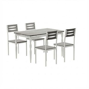 Craze Ventures 5 pc industrial dining table set