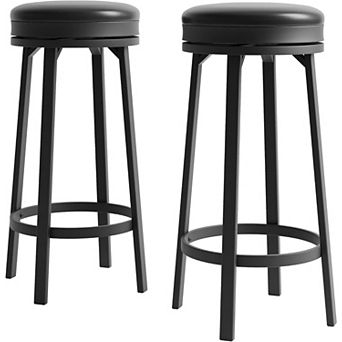 30" Swivel Bar Stools Set of 2 for Kitchen Island Dining Room