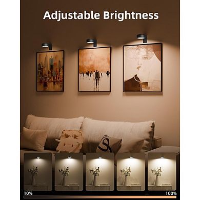 Rechargeable Picture Wall Light with Remote and Color Modes