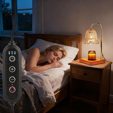 Candle Warmer Lamp with Timer and Dimmer