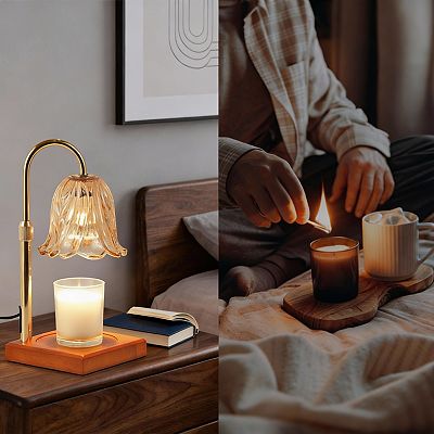 Candle Warmer Lamp with Timer and Dimmer