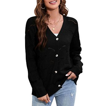 Women's Lightweight Sweaters Cardigan