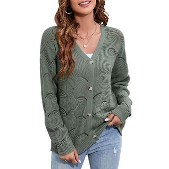 Women's Lightweight Sweaters Cardigan