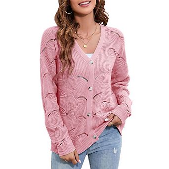 Women's Lightweight Sweaters Cardigan