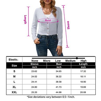 Women's V Neck Sweaters Cardigan