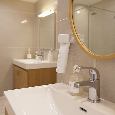 Wall Mounted Tube Squeezer Dispenser for Toothpaste and Cream Tubes 2-Piece Set