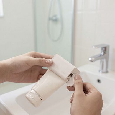 Wall Mounted Tube Squeezer Dispenser for Toothpaste and Cream Tubes 2-Piece Set