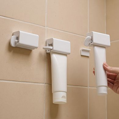 Wall Mounted Tube Squeezer Dispenser for Toothpaste and Cream Tubes 2-Piece Set