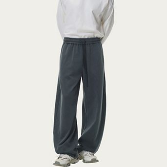 Men's Relaxed Fit Sweatpants with Elastic Waistband and Adjustable Drawstring