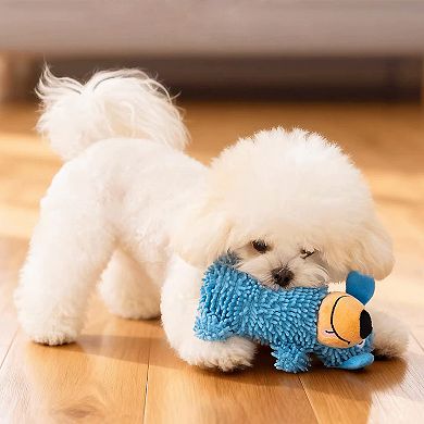 Dog Squeaky Toy, Plush Dog Chew Toys for Interactive Pet Training, Puppy Teething Chewing