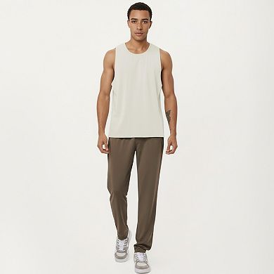 Men's Sleeveless Performance Tank Top with Lightweight Stretch and Athletic Fit