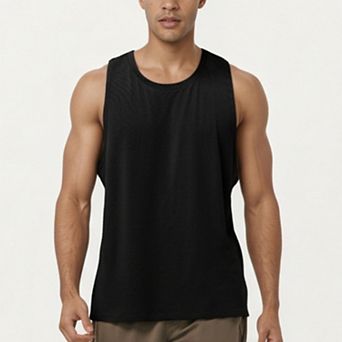 Men's Sleeveless Performance Tank Top with Lightweight Stretch and Athletic Fit