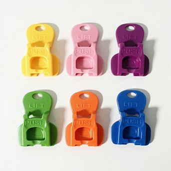 Can Tab Cover Drink Protector Clips Reusable Beverage Lid Covers 6 pc Set