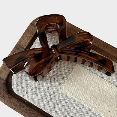 Womens Bow Style Hair Claw Clips Three Pack Medium Size