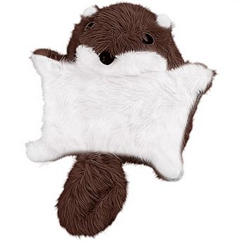 Cat Interactive Chew & Squeaky Toy - Cute Plush Flying Squirrel - for Indoor Cats & Kittens