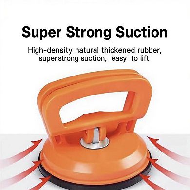 Car Dent Repair Suction Cup Tool with Duty Handle for Auto Body Panel Pulling 2-Piece Set 4x4.5in