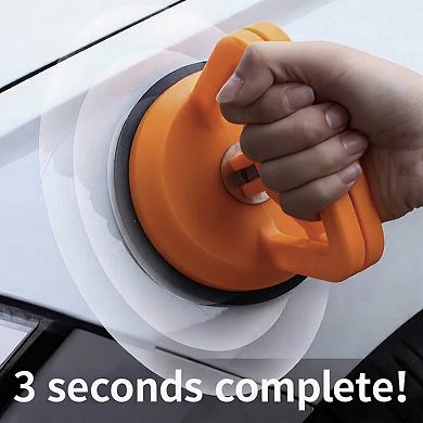 Car Dent Repair Suction Cup Tool with Duty Handle for Auto Body Panel Pulling 2-Piece Set 4x4.5in