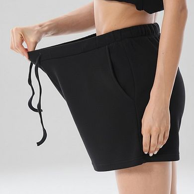 Women's 2-Piece Set Maternity V-Neck Short Sleeve Pajama Top with Relaxed Fit Shorts