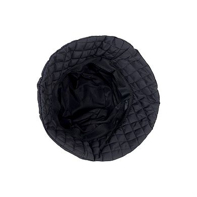 Women's Quilted Bucket Hat with Soft Padded Design
