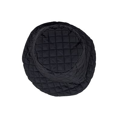 Women's Quilted Bucket Hat with Soft Padded Design