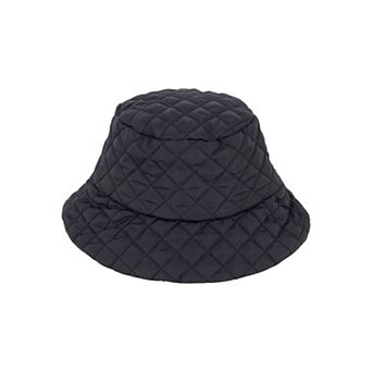 Women's Quilted Bucket Hat with Soft Padded Design