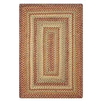 Homespice Décor Jute Braided Rug Non-Shedding Country Brown/Cream Rug