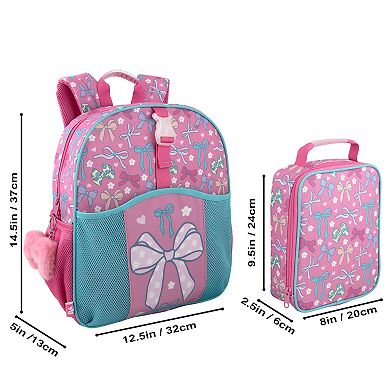 Up We Go Bow 3-Piece Kids Backpack Set