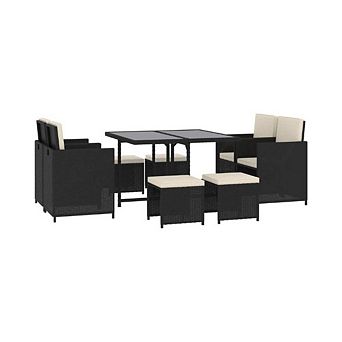 RATTAN OUTDOOR DINNER SET