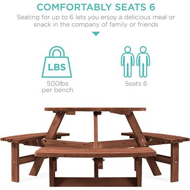 WOODEN GARDEN TABLE SET