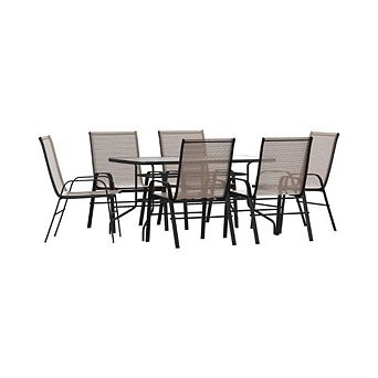 CONTEMPORARY OUTDOOR DINING SET