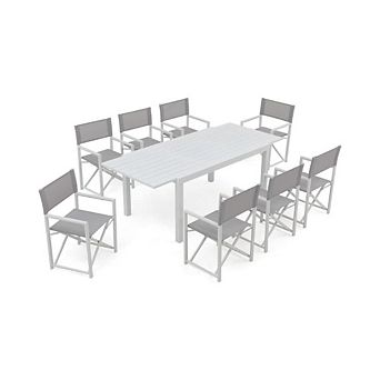 OUTDOOR DINING SET WITH EXPANDABLE TABLE