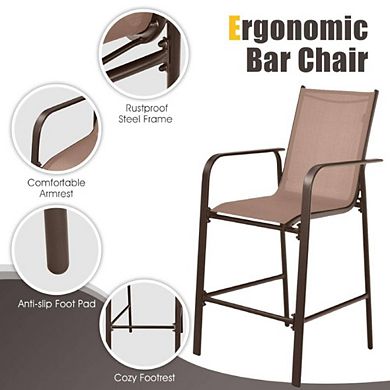 COMFORTABLE OUTDOOR BAR SET