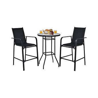 COMFORTABLE OUTDOOR BAR SET