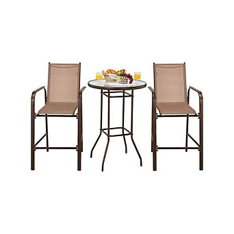 COMFORTABLE OUTDOOR BAR SET