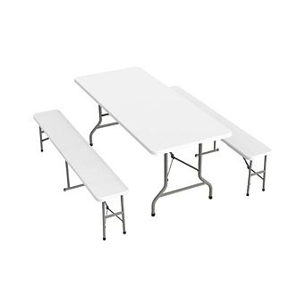 COLLAPSIBLE GARDEN TABLE SET