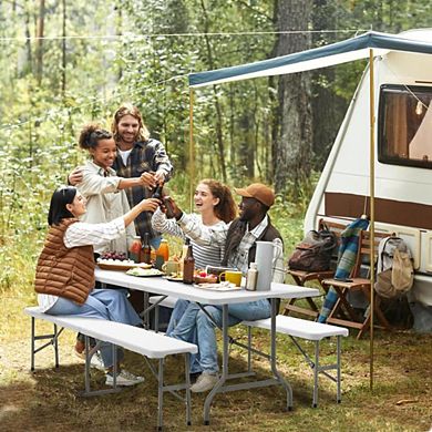 COLLAPSIBLE GARDEN TABLE SET