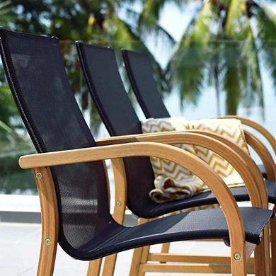 WOODEN OUTDOOR DINING SET