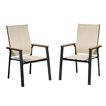 MODERN GEOMETRIC STACKABLE CHAIRS